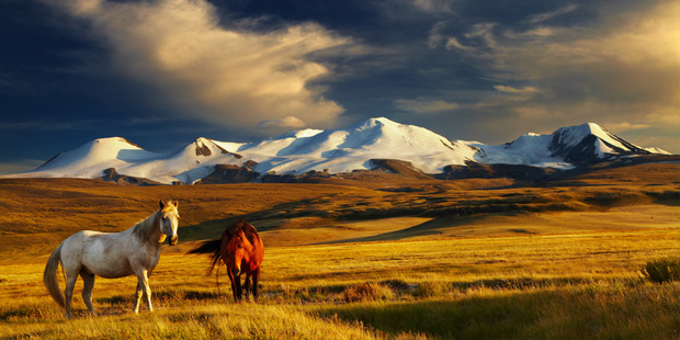 mongolische Landschaft